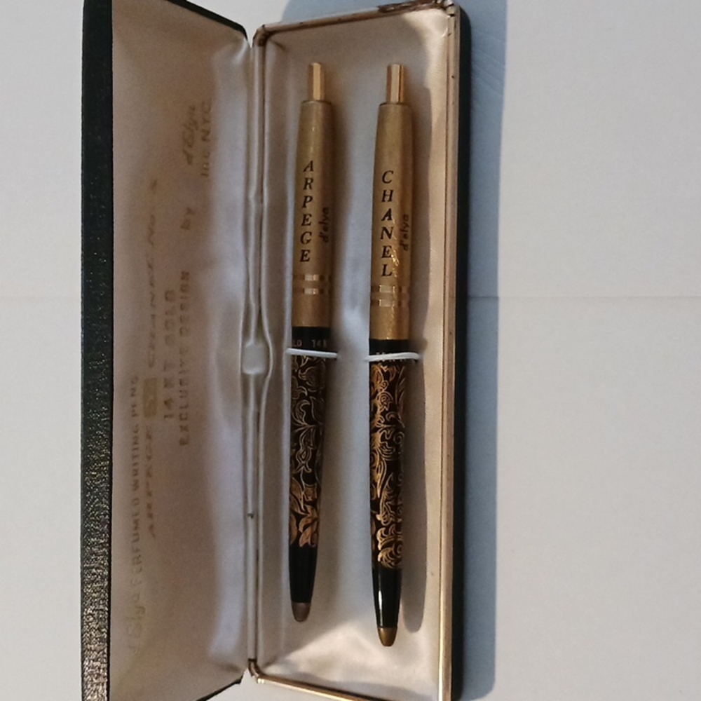 Arpege Y Chanel pen set 14kt